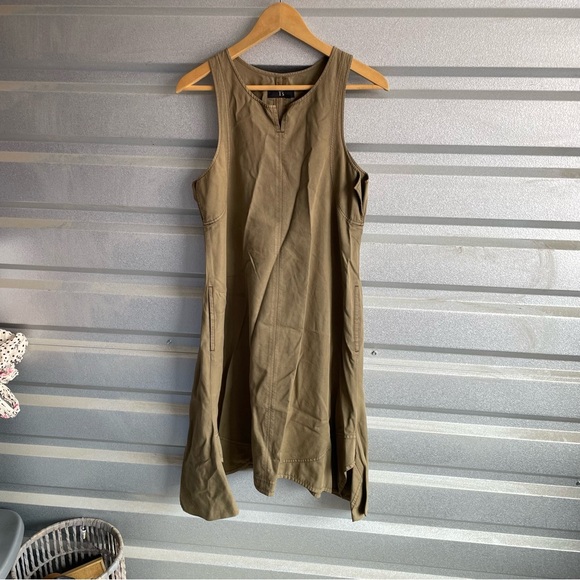 Y's by Yohji Yamamoto Dresses & Skirts - Yohji Yamamoto Y’s cotton asymmetrical hem midi dress